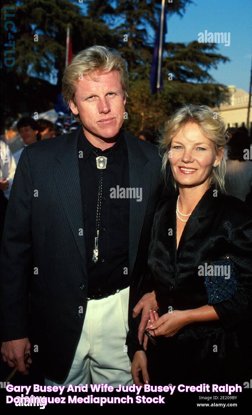 Gary Busey And Wife Judy Busey Credit Ralph Dominguez/MediaPunch Stock