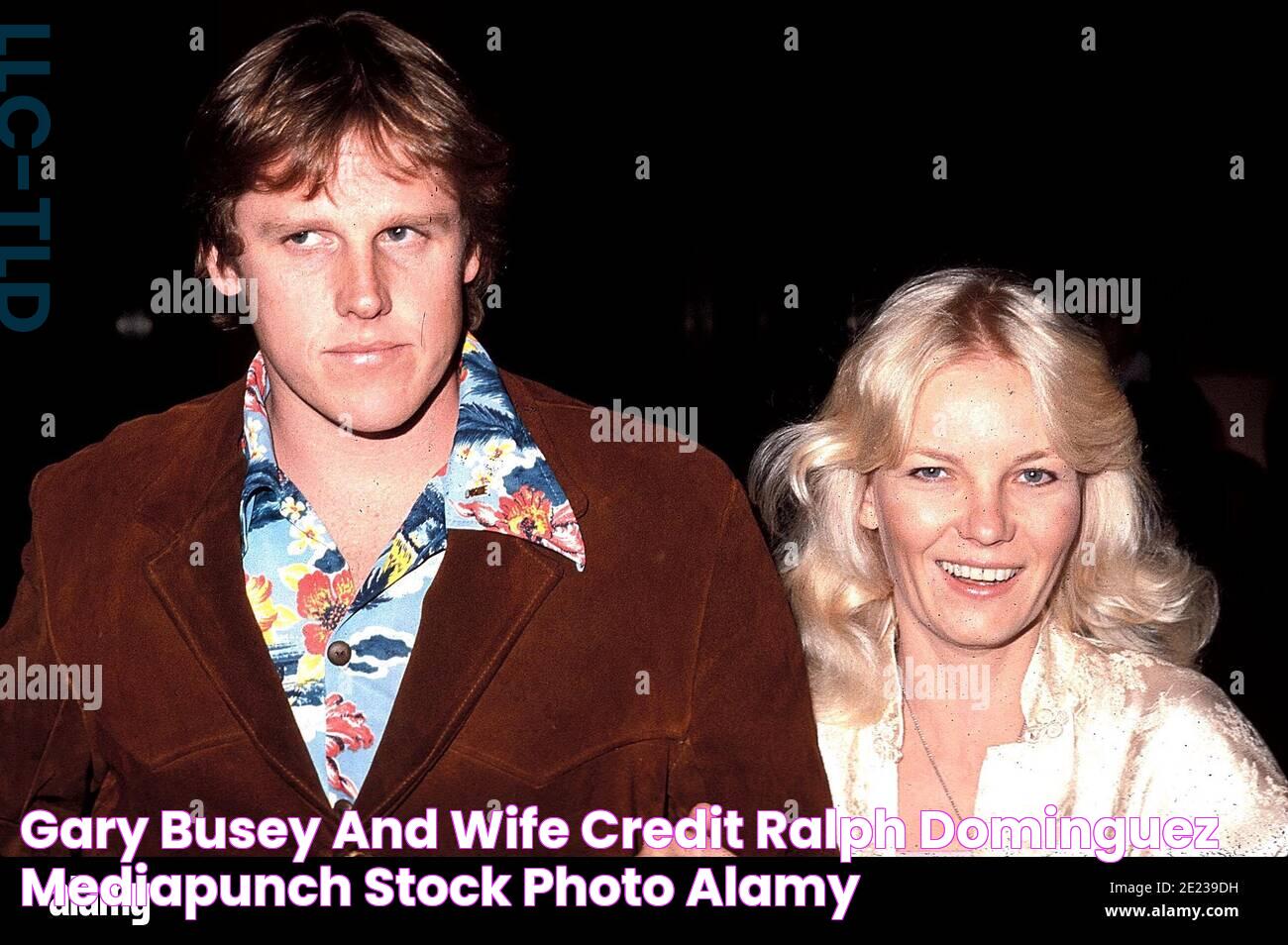 Gary Busey and wife Credit Ralph Dominguez/MediaPunch Stock Photo Alamy