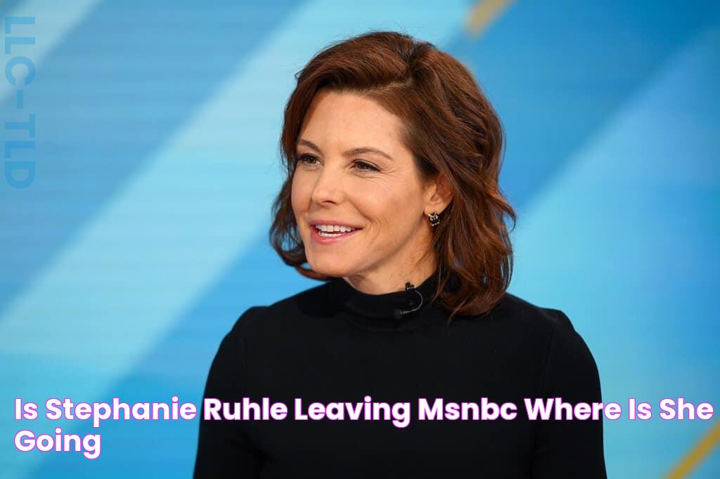 Breaking News: Is Stephanie Ruhle Leaving MSNBC?