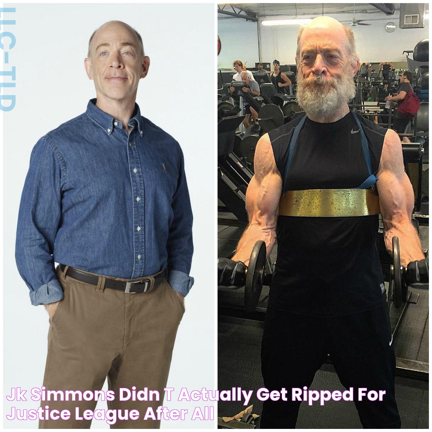 JK Simmons didn't actually get ripped for Justice League after all