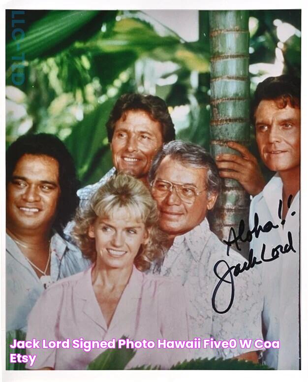 Jack Lord Signed Photo Hawaii Five0 W/COA Etsy