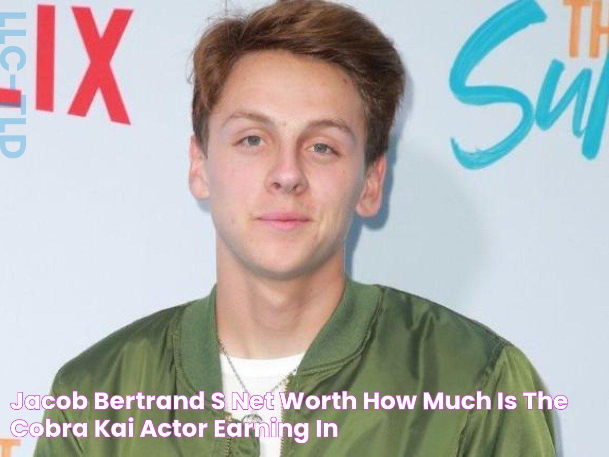 Jacob Bertrand's Net Worth How Much is the Cobra Kai Actor Earning in