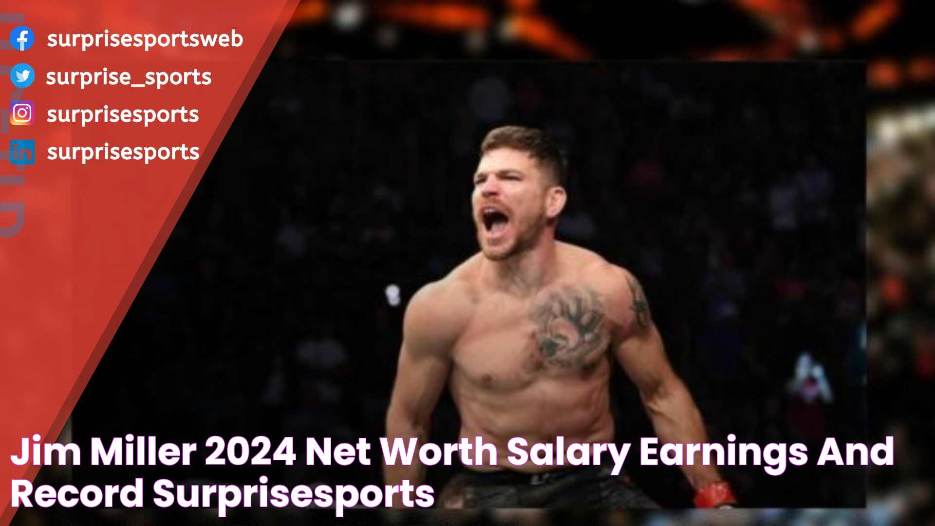 Jim Miller 2024 Net Worth, Salary, Earnings, and Record SurpriseSports