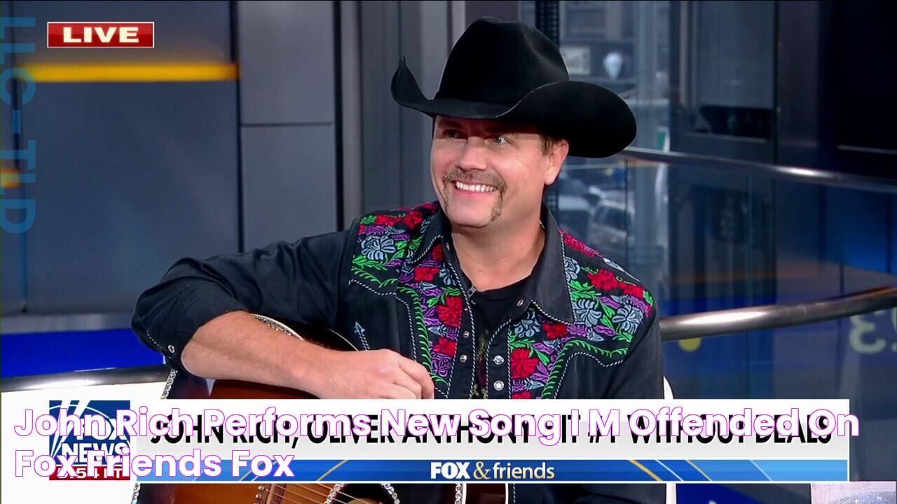 John Rich performs new song ‘I’m Offended’ on ‘Fox & Friends’ Fox