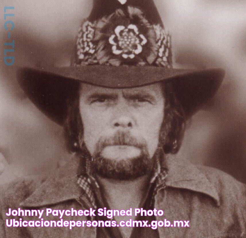 Johnny PayCheck Signed Photo ubicaciondepersonas.cdmx.gob.mx