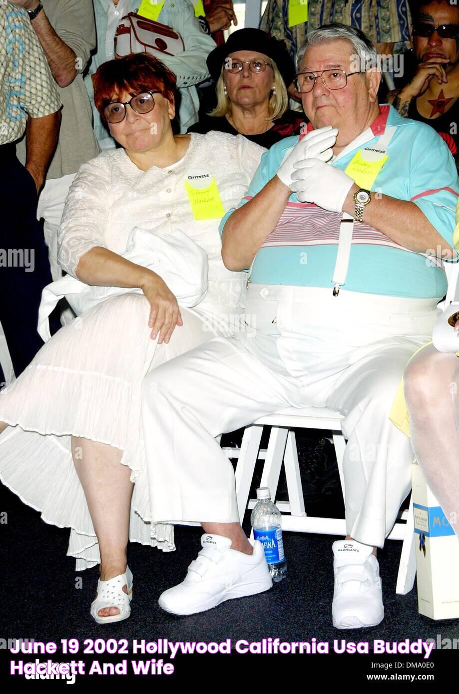 June 19, 2002 Hollywood, CALIFORNIA, USA BUDDY HACKETT AND WIFE