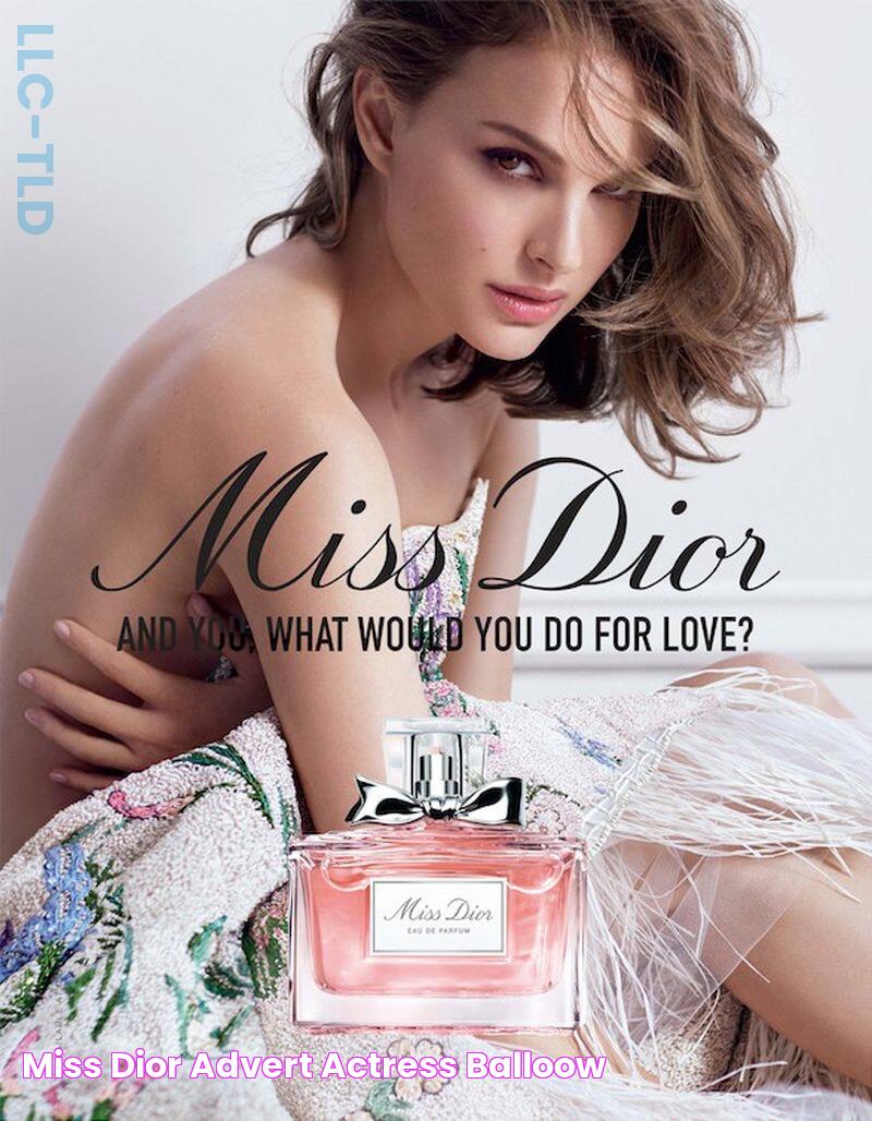 Miss Dior Advert Actress Balloow