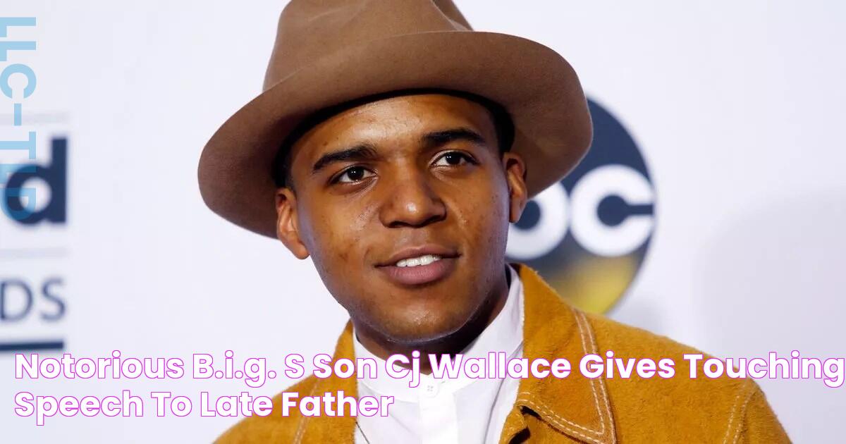 Notorious B.I.G.'s son CJ Wallace gives touching speech to late father