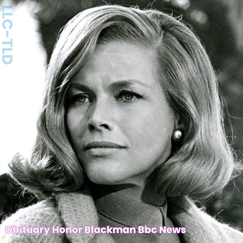 Obituary Honor Blackman BBC News