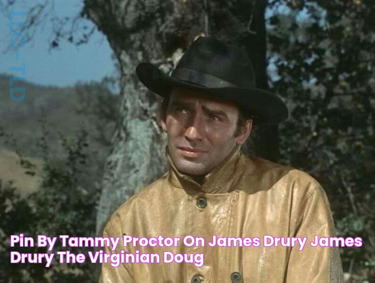 Pin by Tammy Proctor on James drury James drury, The virginian, Doug