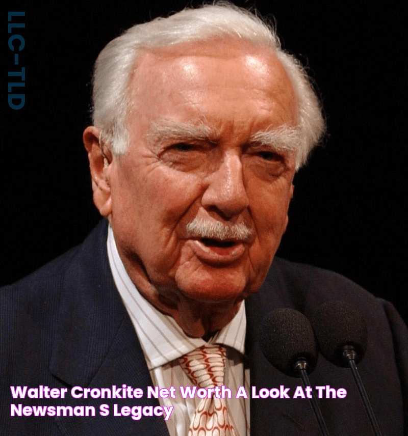 Walter Cronkite Net Worth: Uncovering The Legendary Anchorman's Fortune