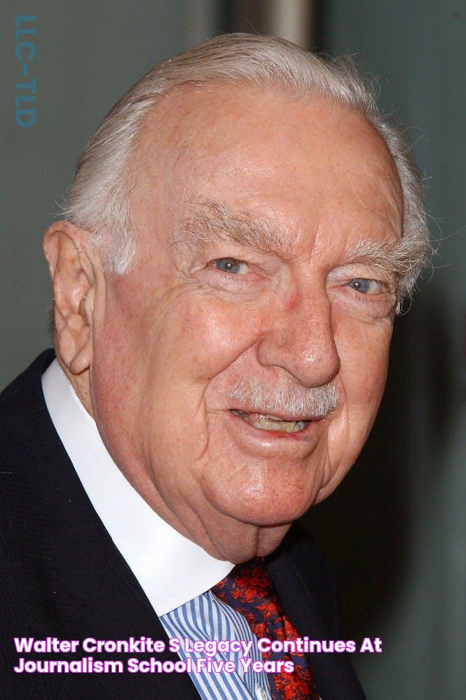 Walter Cronkite's legacy continues at journalism school five years