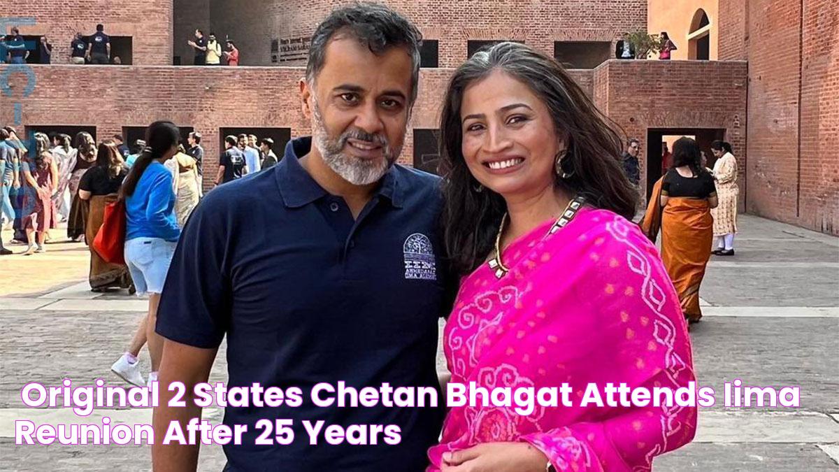 ‘Original 2 States’ Chetan Bhagat attends IIMA reunion after 25 years