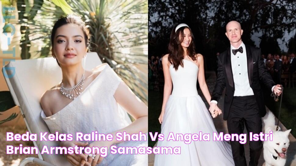 Beda Kelas Raline Shah vs Angela Meng Istri Brian Armstrong Samasama