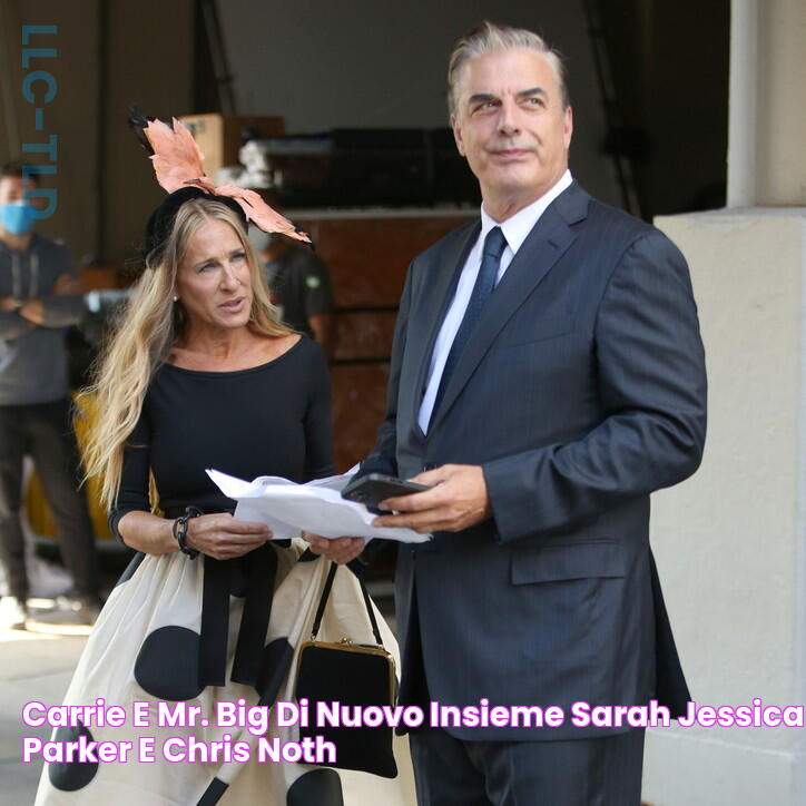 Carrie e Mr. Big di nuovo insieme Sarah Jessica Parker e Chris Noth