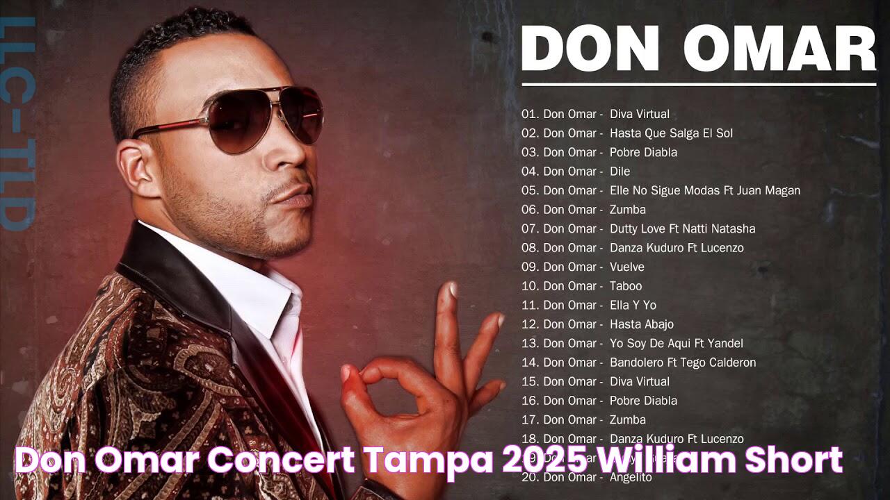 Don Omar Concert Tampa 2025 William Short