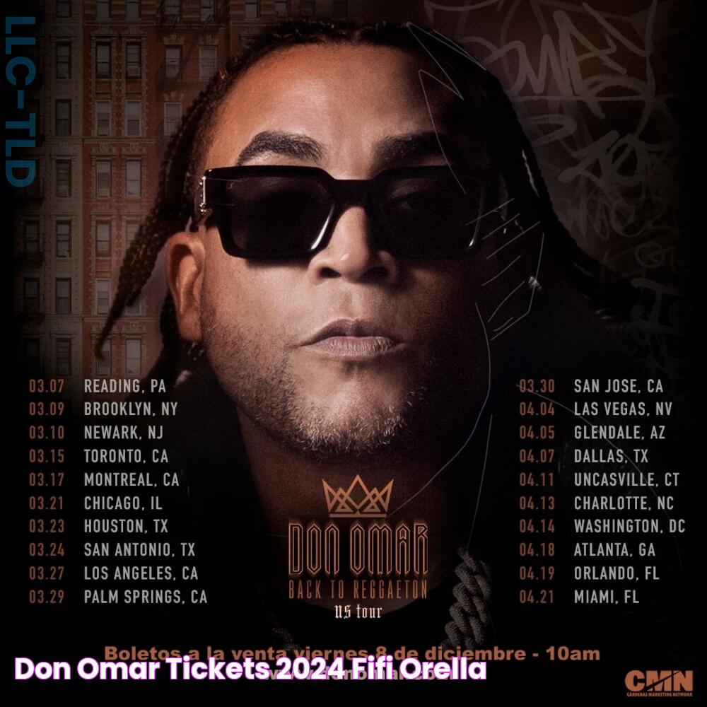 Don Omar Tickets 2024 Fifi Orella