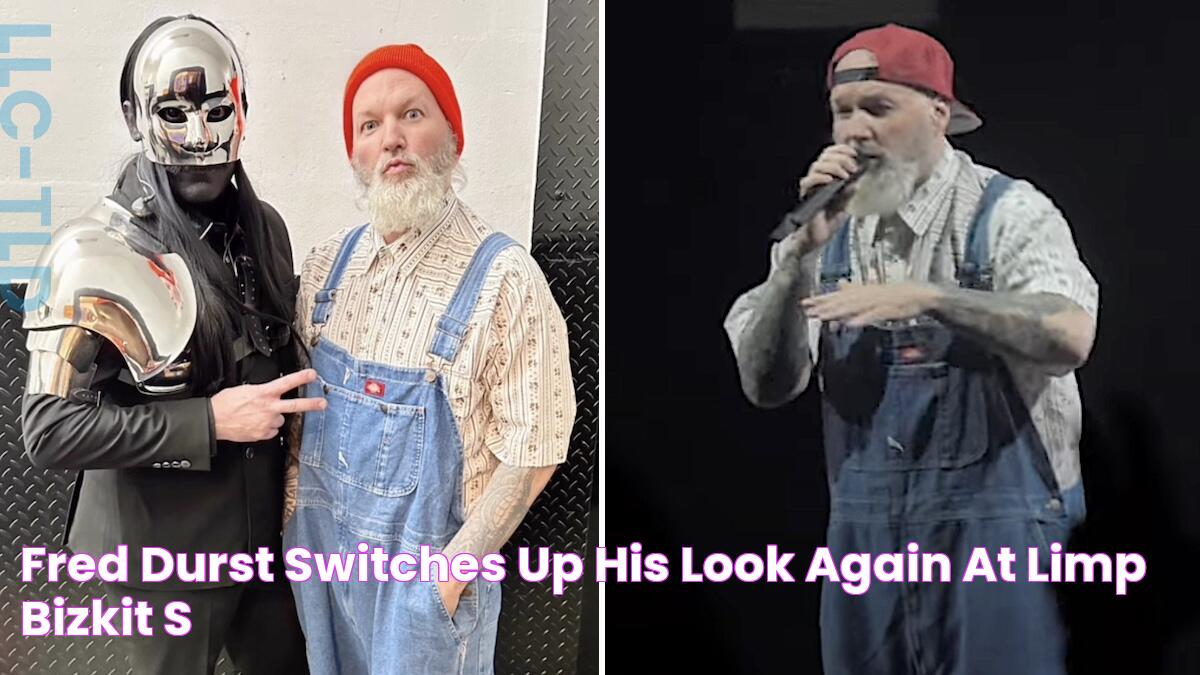 Fred Durst switches up his look again at Limp Bizkit’s