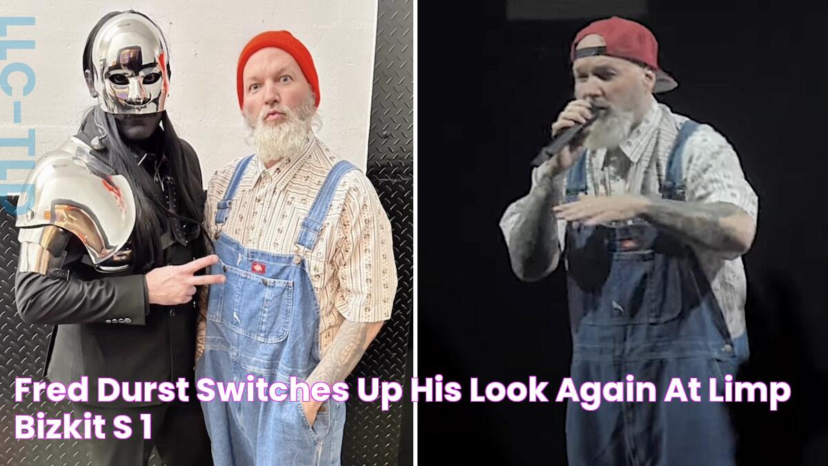 Fred Durst switches up his look again at Limp Bizkit’s