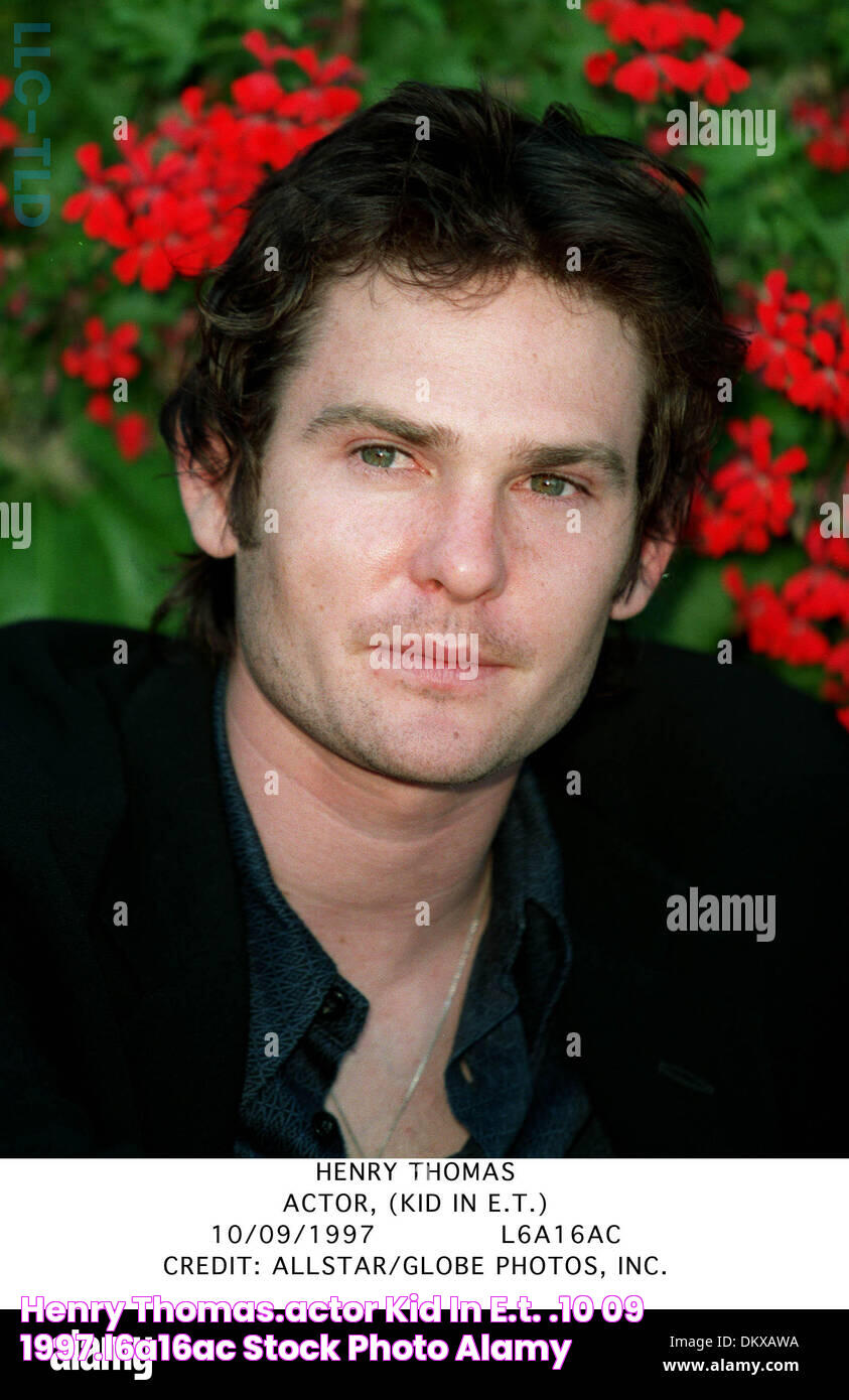 HENRY THOMAS.ACTOR, KID IN E.T.).10/09/1997.L6A16AC Stock Photo Alamy