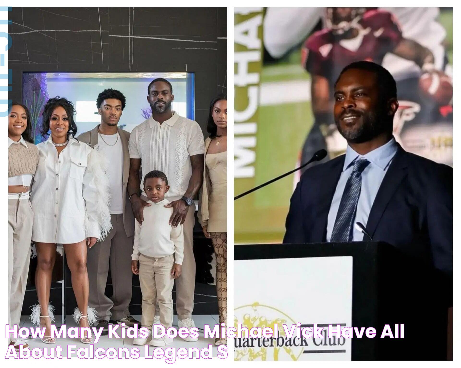 How many kids does Michael Vick have? All about Falcons legend's