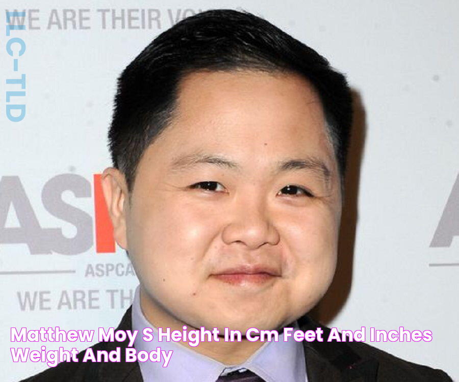 Matthew Moy's Height in cm, Feet and Inches Weight and Body