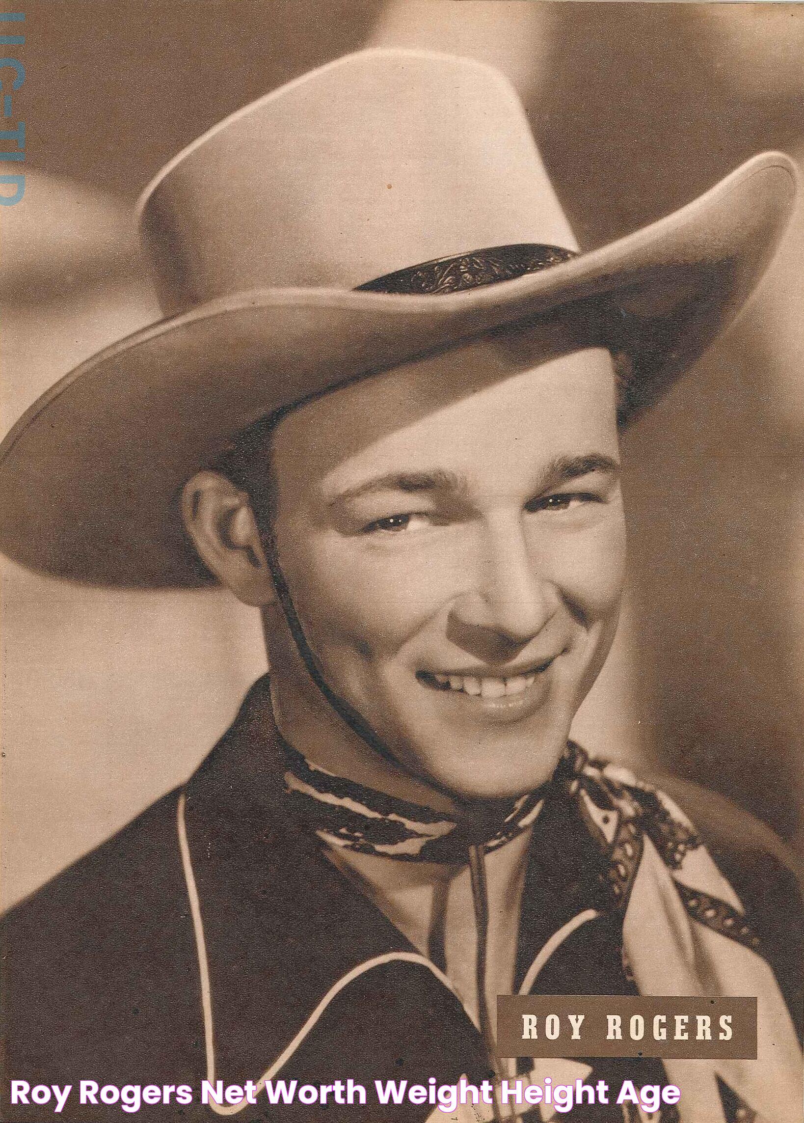 Roy Rogers Net Worth Weight, Height, Age