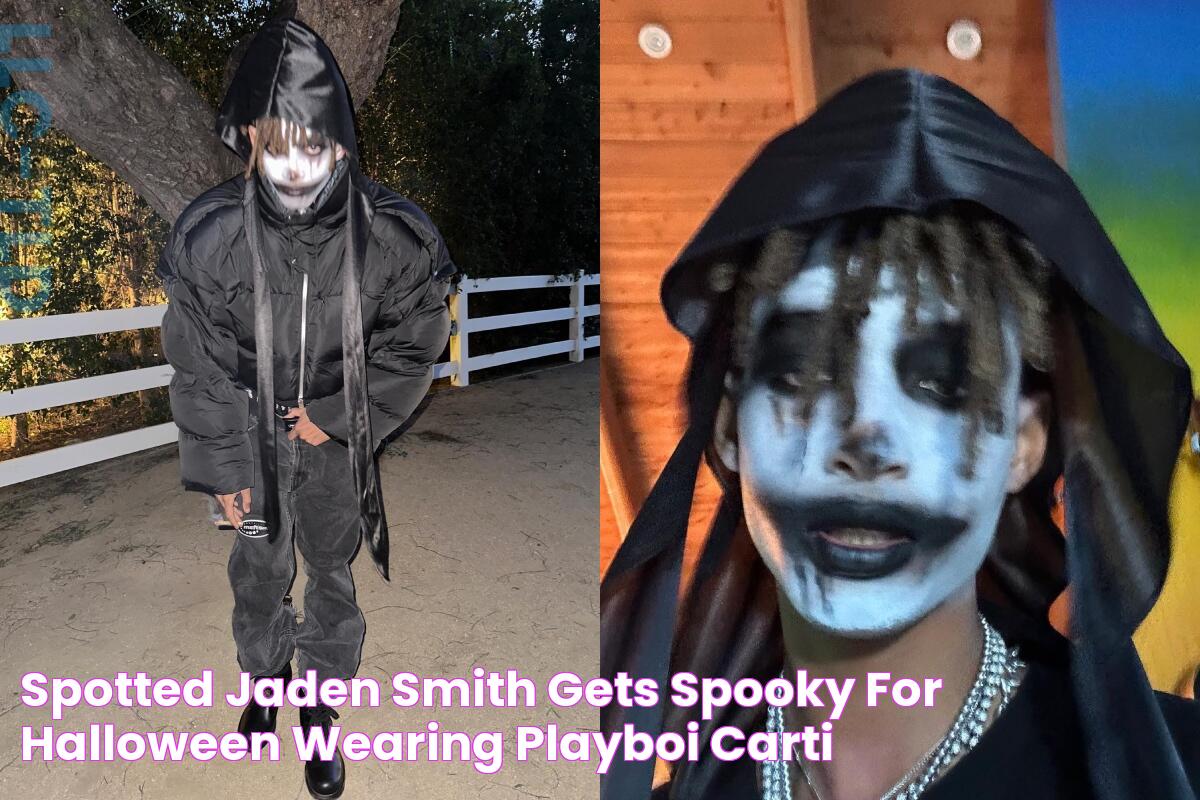 SPOTTED Jaden Smith Gets Spooky for Halloween Wearing Playboi Carti