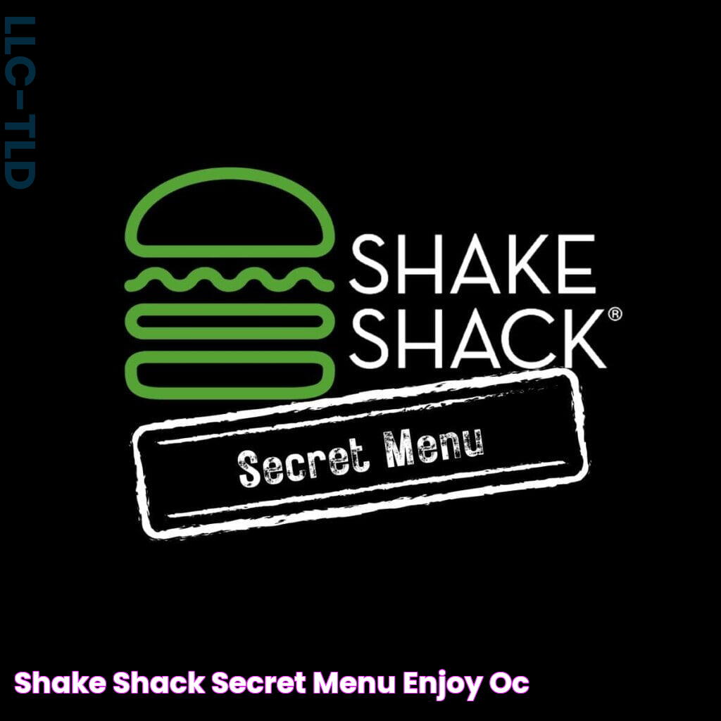 Shake Shack Secret Menu Enjoy OC