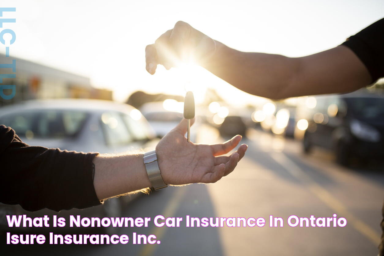 What is nonowner car insurance in Ontario? isure insurance inc.