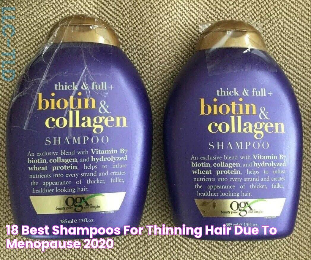 18 Best Shampoos for Thinning Hair Due to Menopause 2020