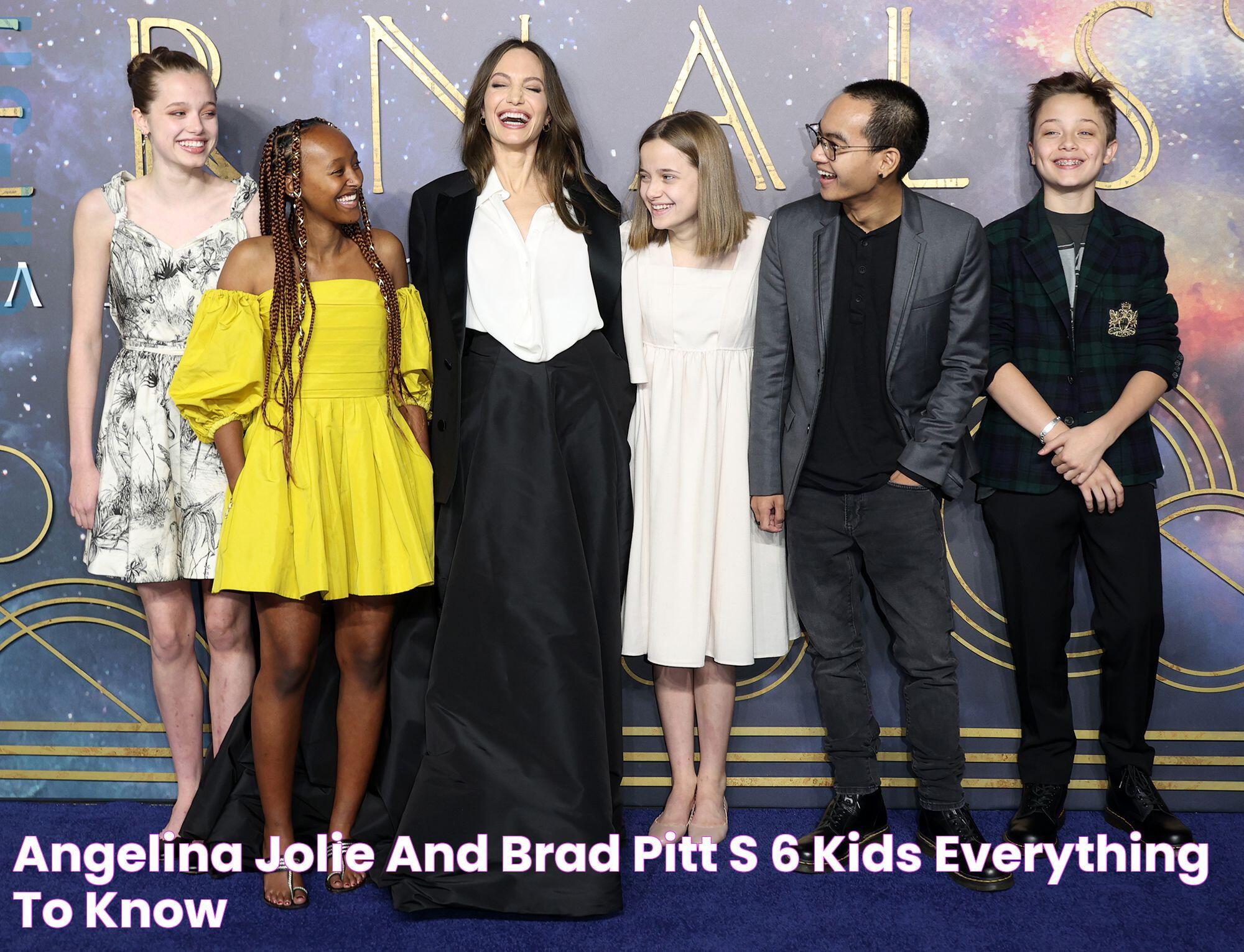 Angelina Jolie and Brad Pitt's 6 Kids Everything to Know