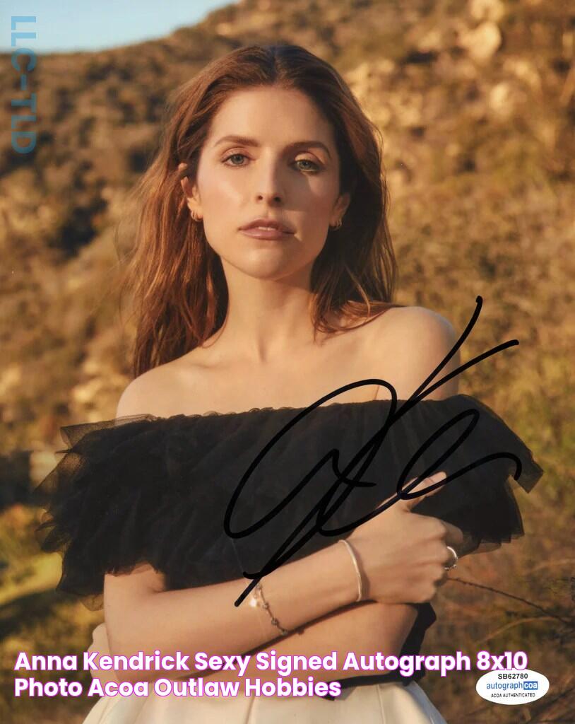 Anna Kendrick Sexy Signed Autograph 8x10 Photo ACOA Outlaw Hobbies