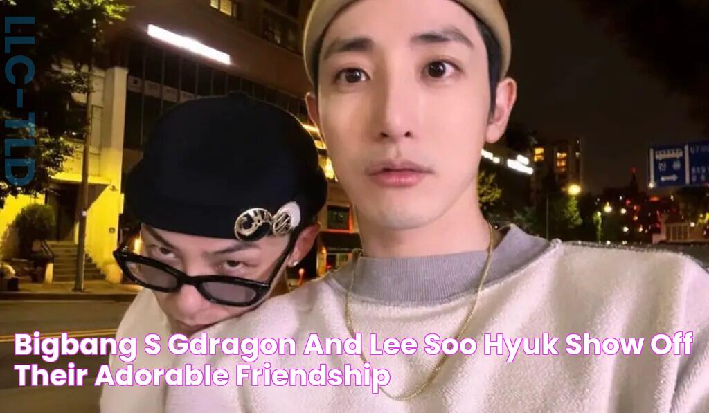 BIGBANG’s GDragon And Lee Soo Hyuk Show Off Their Adorable Friendship