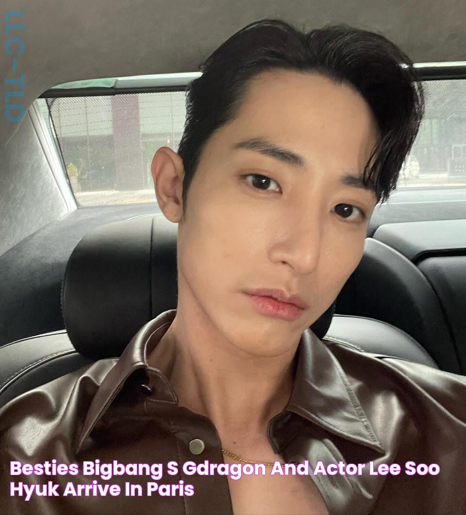 Besties BIGBANG's GDragon And Actor Lee Soo Hyuk Arrive In Paris