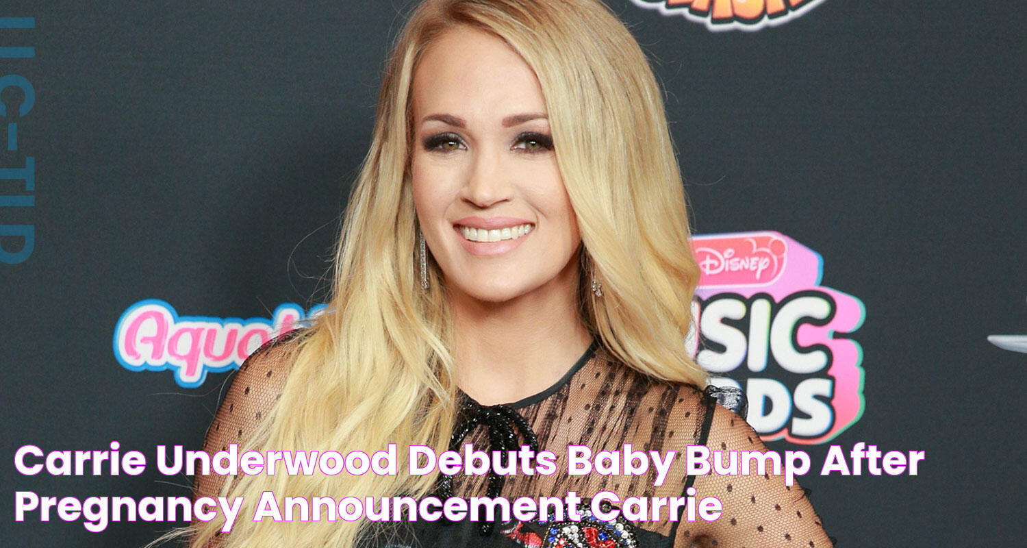 Carrie Underwood Debuts Baby Bump After Pregnancy Announcement Carrie