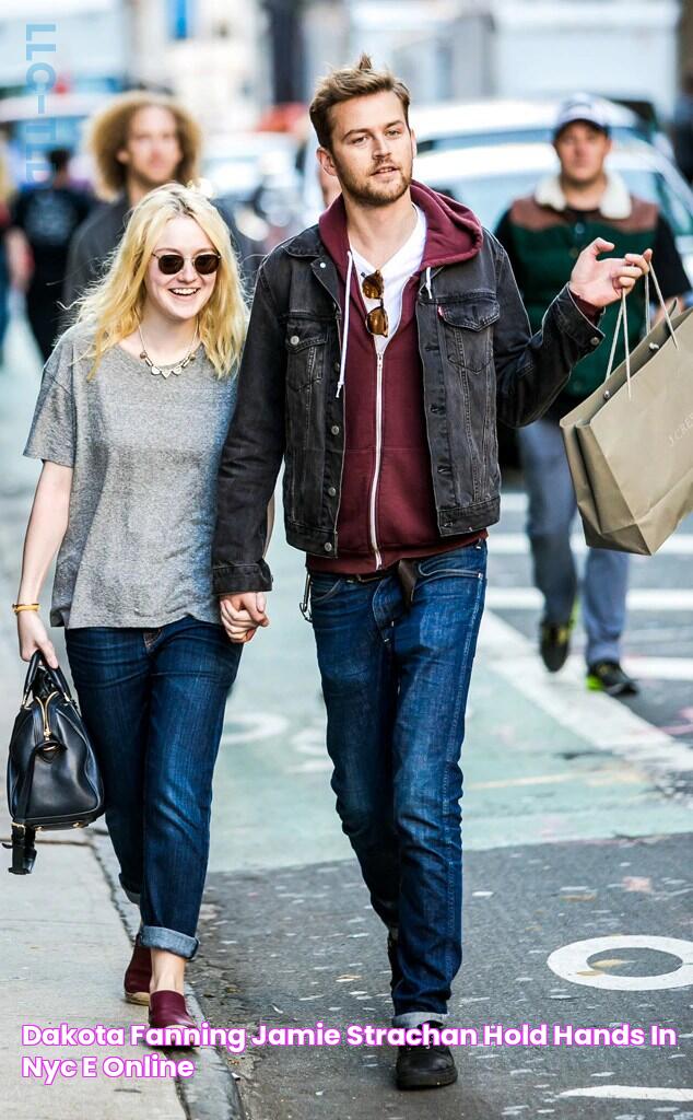 Dakota Fanning & Jamie Strachan Hold Hands in NYC E! Online