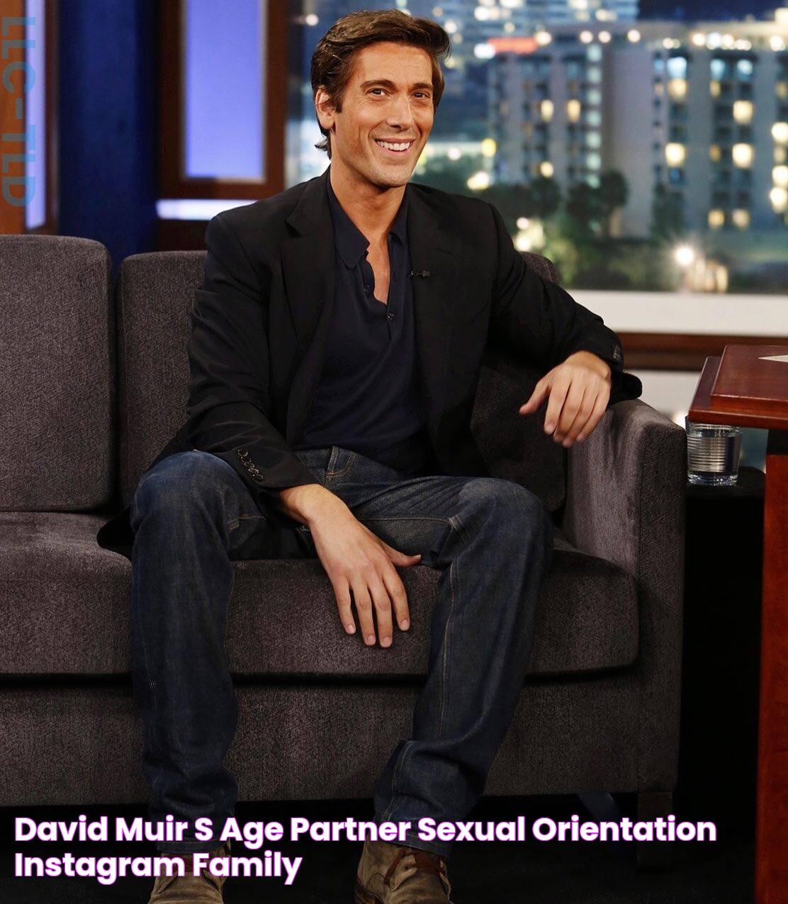 David Muir's age, partner, sexual orientation, Instagram family