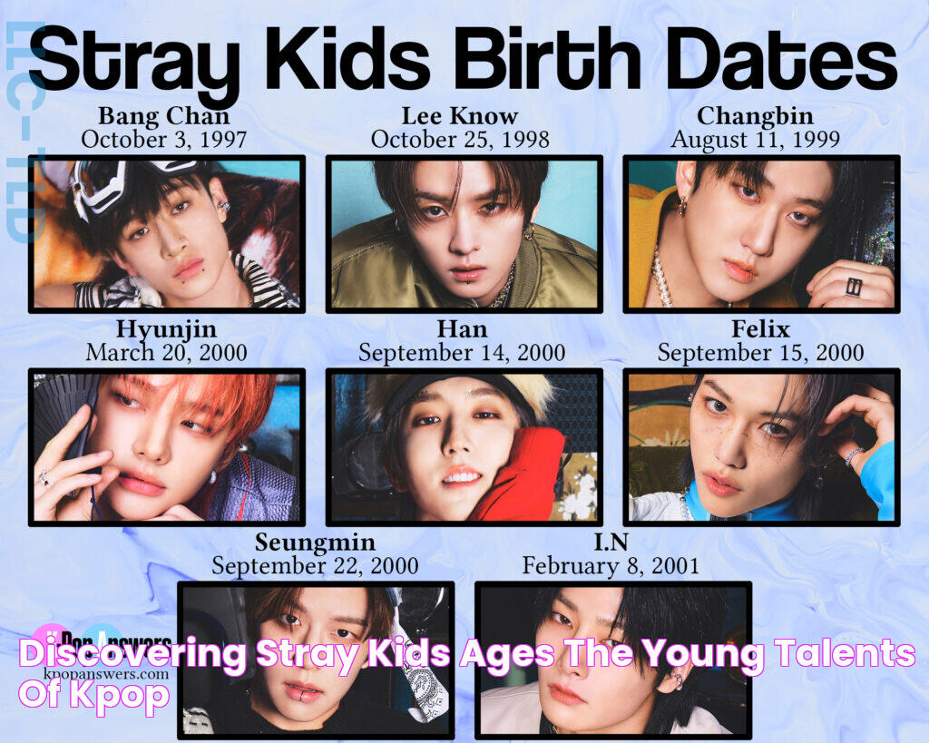 Stray Kids Members Age: The Ultimate Guide To Their Birthdays