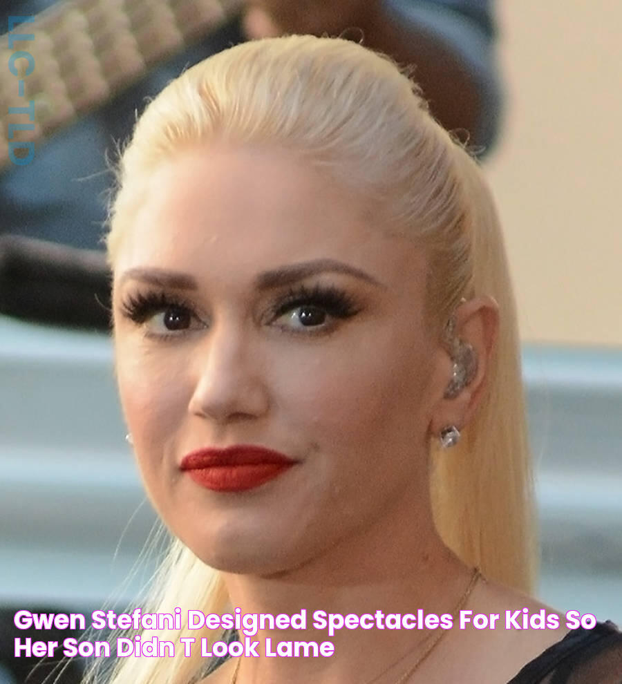 Gwen Stefani designed spectacles for kids so her son didn't look 'lame