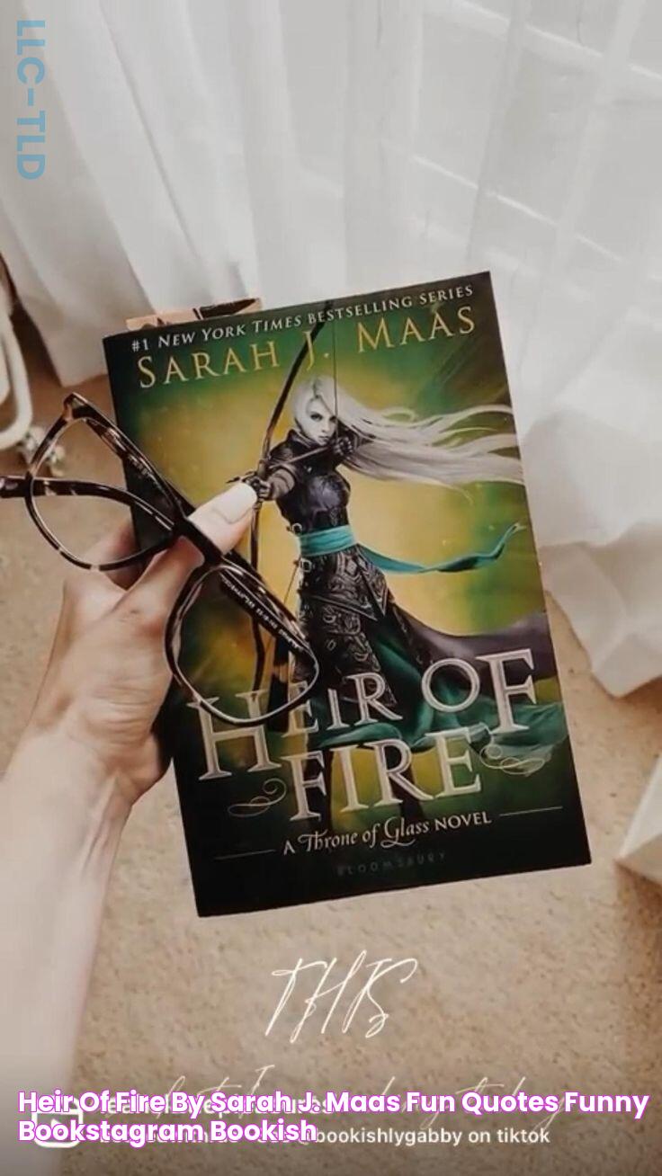 Heir of Fire by Sarah J. Maas Fun quotes funny, Bookstagram, Bookish