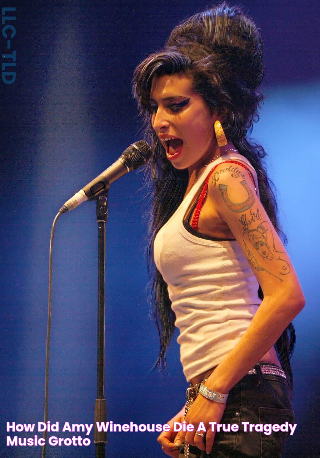 How Did Amy Winehouse Die? A True Tragedy Music Grotto