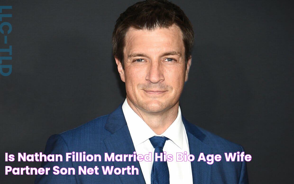 Is Nathan Fillion Married? His Bio, Age, Wife, Partner, Son, Net worth