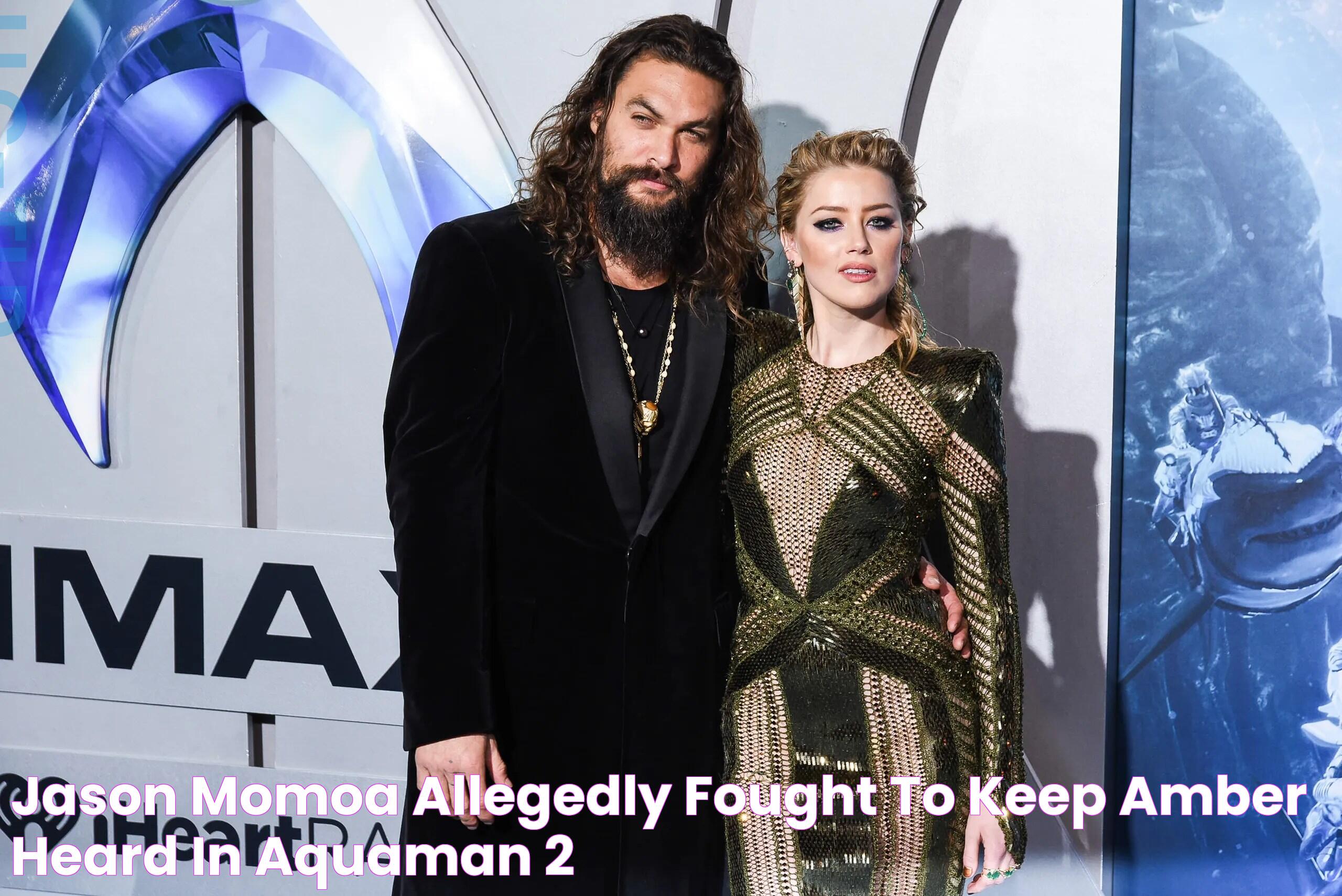 Amber Heard And Jason Momoa Welcome Baby Amidst Rumors