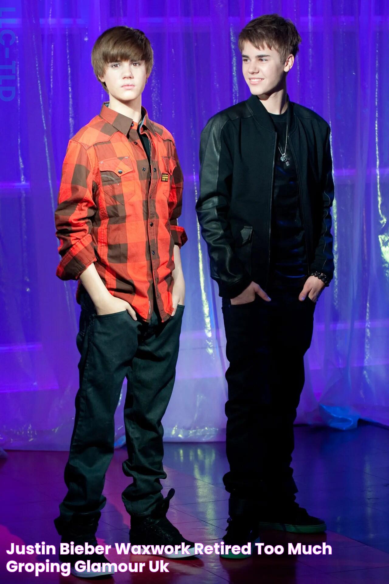 Justin Bieber Waxwork Retired Too Much Groping Glamour UK