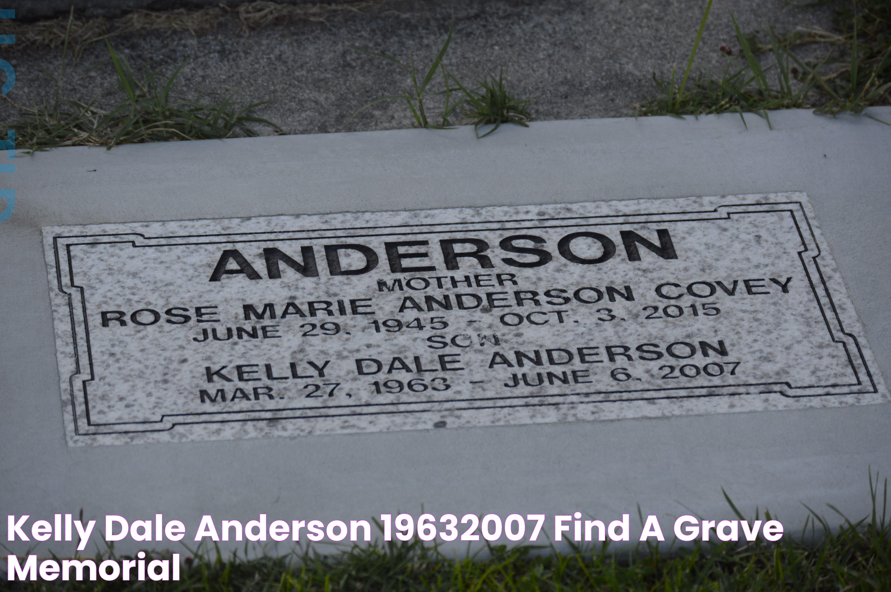 Kelly Dale Anderson (19632007) Find a Grave Memorial