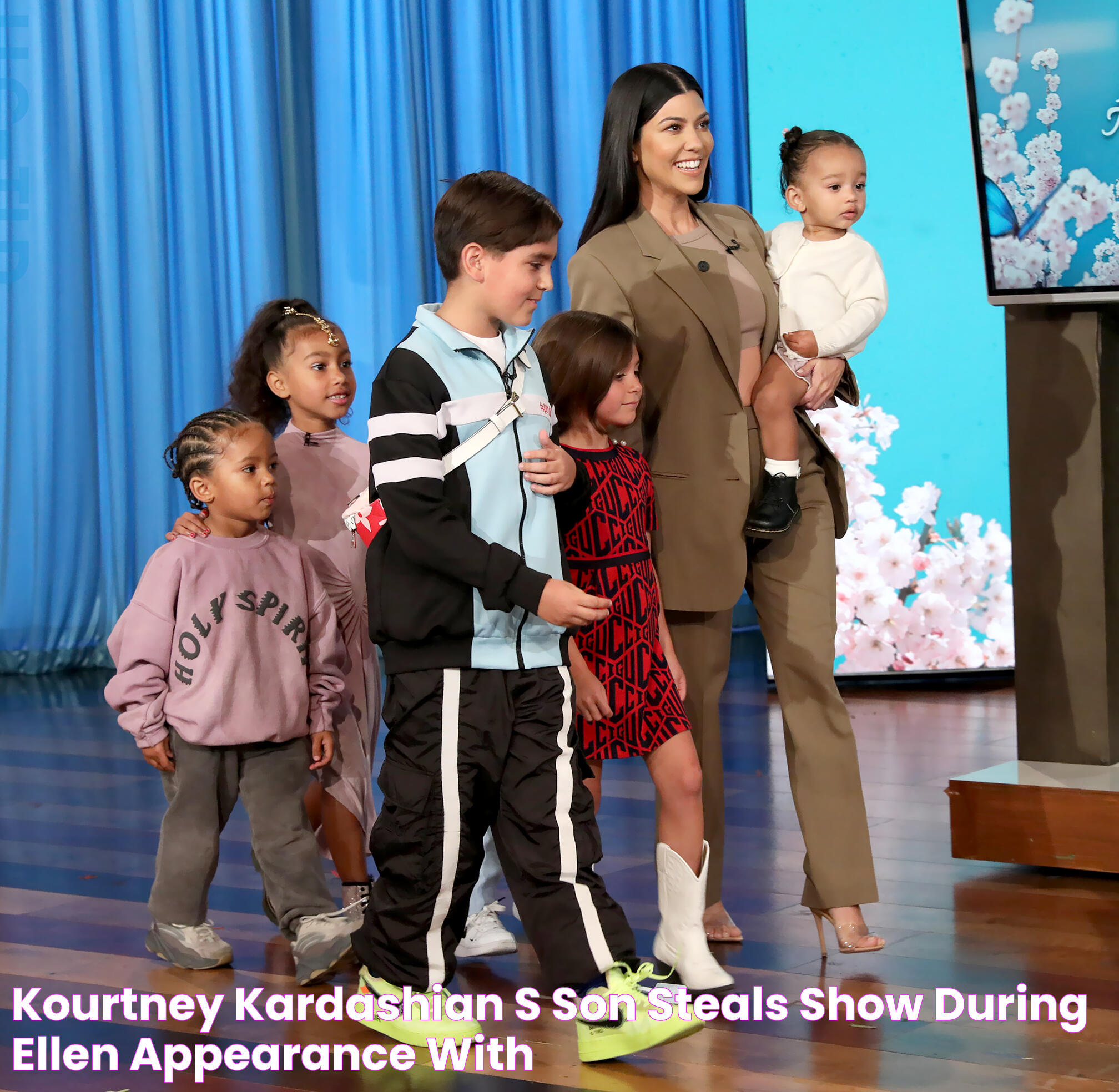 Kourtney Kardashian's Son Steals Show During 'Ellen' Appearance With