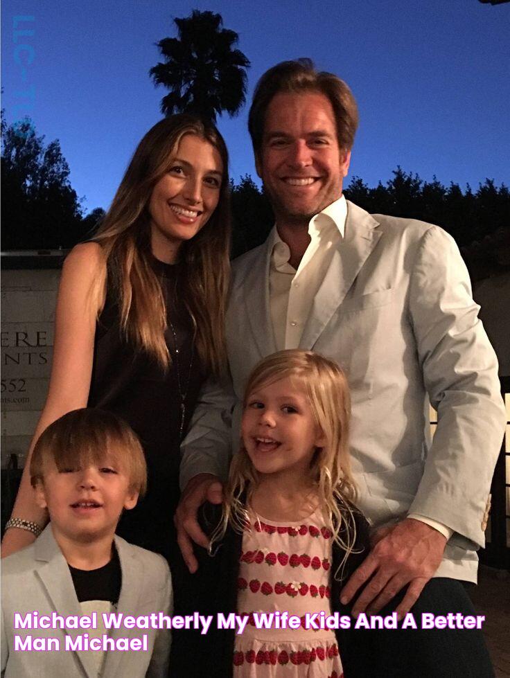 Michael Weatherly My Wife, Kids and a Better Man Michael