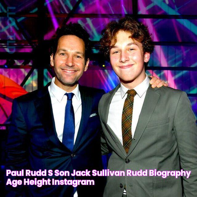 Paul Rudd's son Jack Sullivan Rudd Biography Age, Height, Instagram