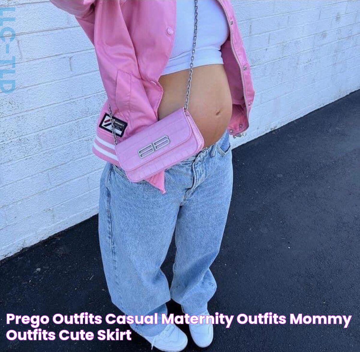 Prego Outfits, Casual Maternity Outfits, Mommy Outfits, Cute Skirt